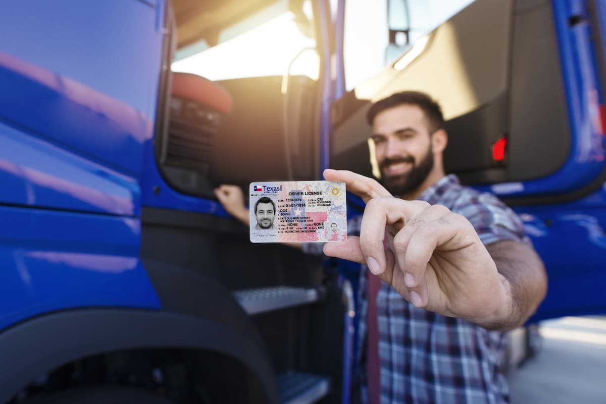 Verify driver identity to prevent cargo theft
